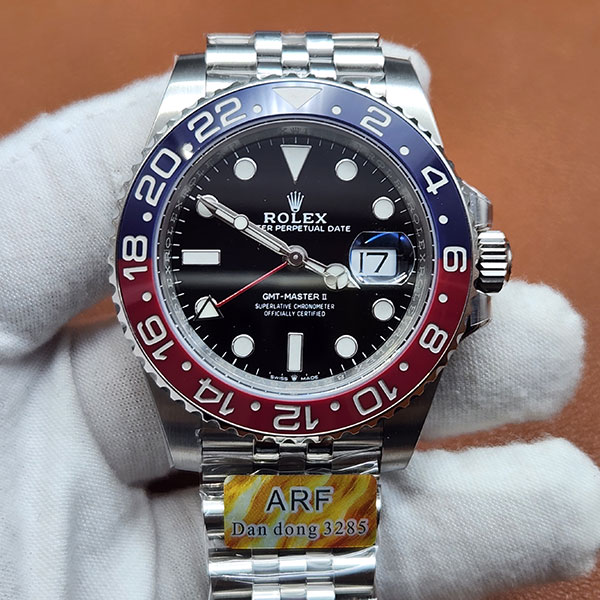 【ARF工場 3285搭載】 ロレックスコピーM126710BLRO-0002 GMTマスター Ⅱ 40mm 抜群腕時計